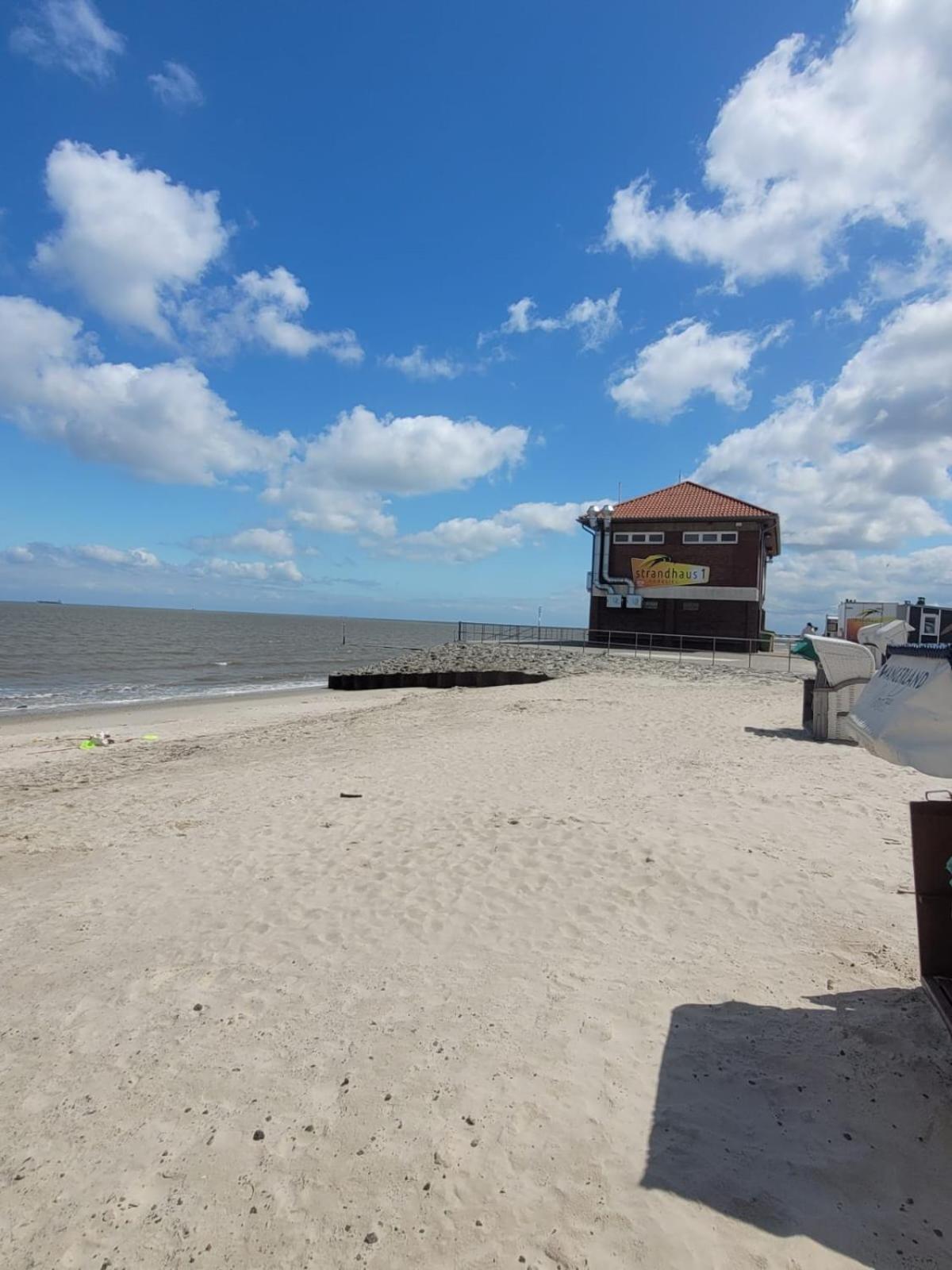 Strandkajuete Hooksiel Schillig Zewnętrze zdjęcie