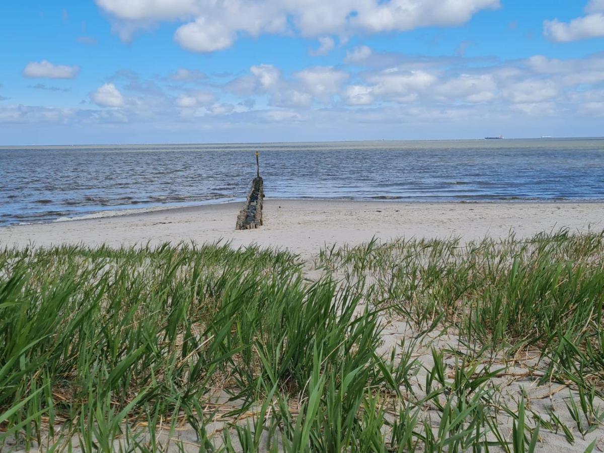 Strandkajuete Hooksiel Schillig Zewnętrze zdjęcie